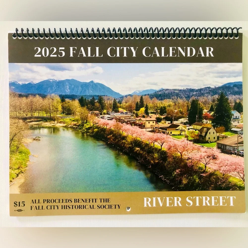 2025 Fall City Historical society Wall Calendar NEW Collectible Fall City, WA
